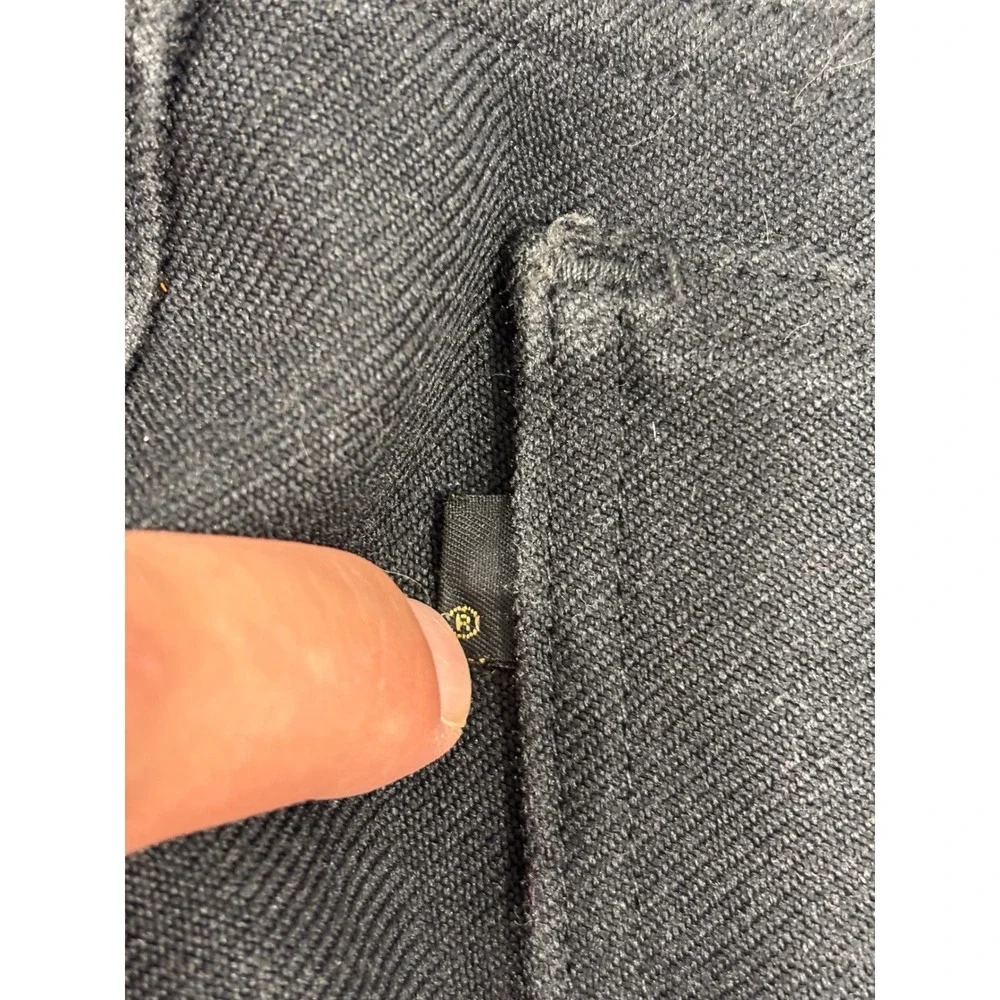 Vintage Levis 517 Sta-Prest Action Slacks Mens 36x30 Black Made in USA Trousers